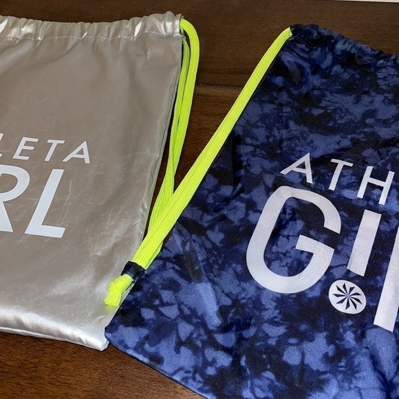 ATHLETA GYM 2 Backpack Silver white & Neon yellow - Picture 7 of 10